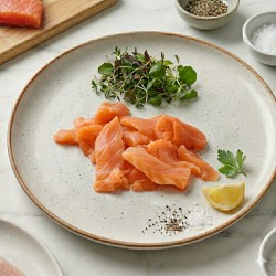 salmon ahumado relleno molido