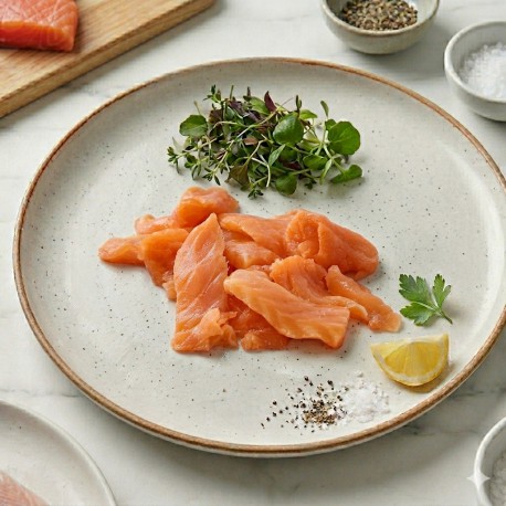 salmon ahumado relleno molido