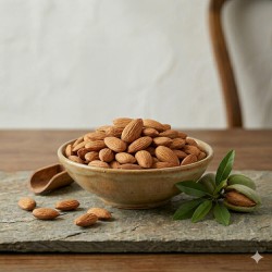 almendra con piel